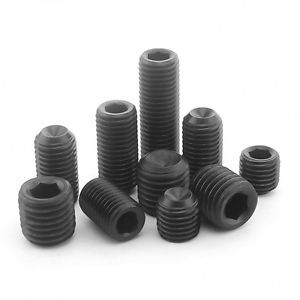 Grub Screw - Stainless Steel, 5-50 Grams Weight | Black Round Head Design