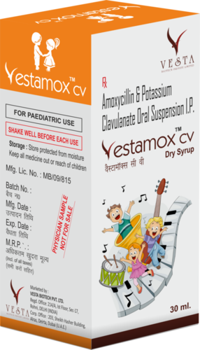 Vestamox-Cv Antibiotic Dry Syrup Age Group: For Children(2-18Years)