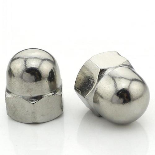Dome Nut - Stainless Steel, 5-20 Grams | Silver Finish, Durable Design