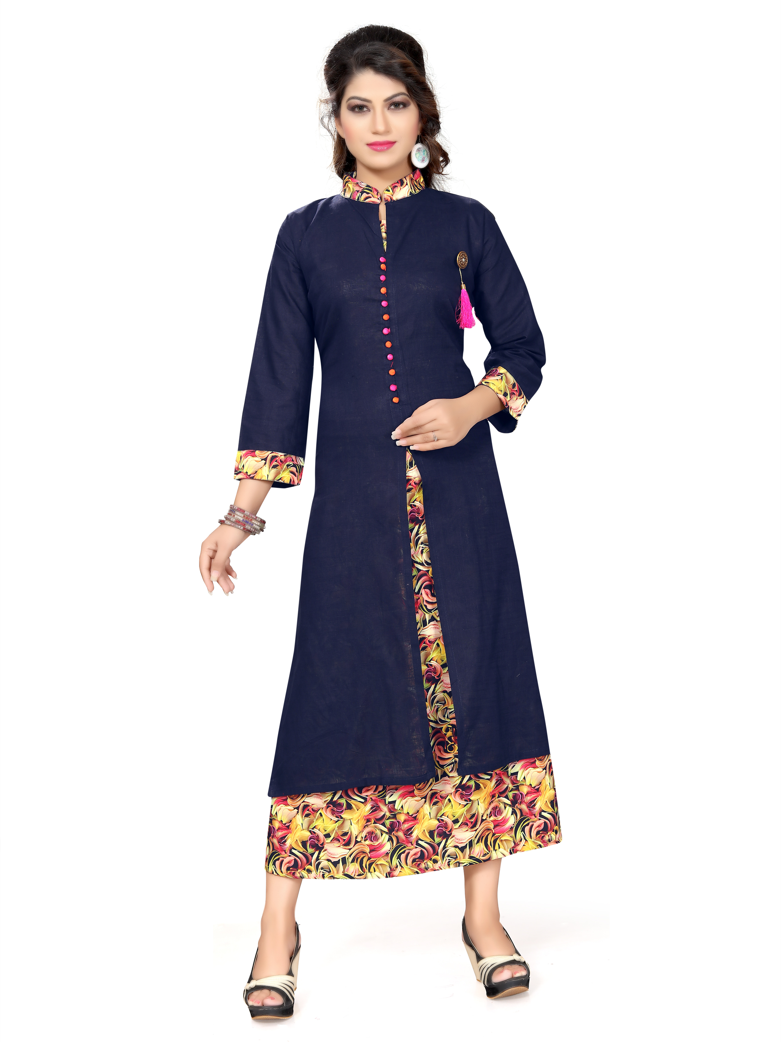 Blue Trendy Kurtis