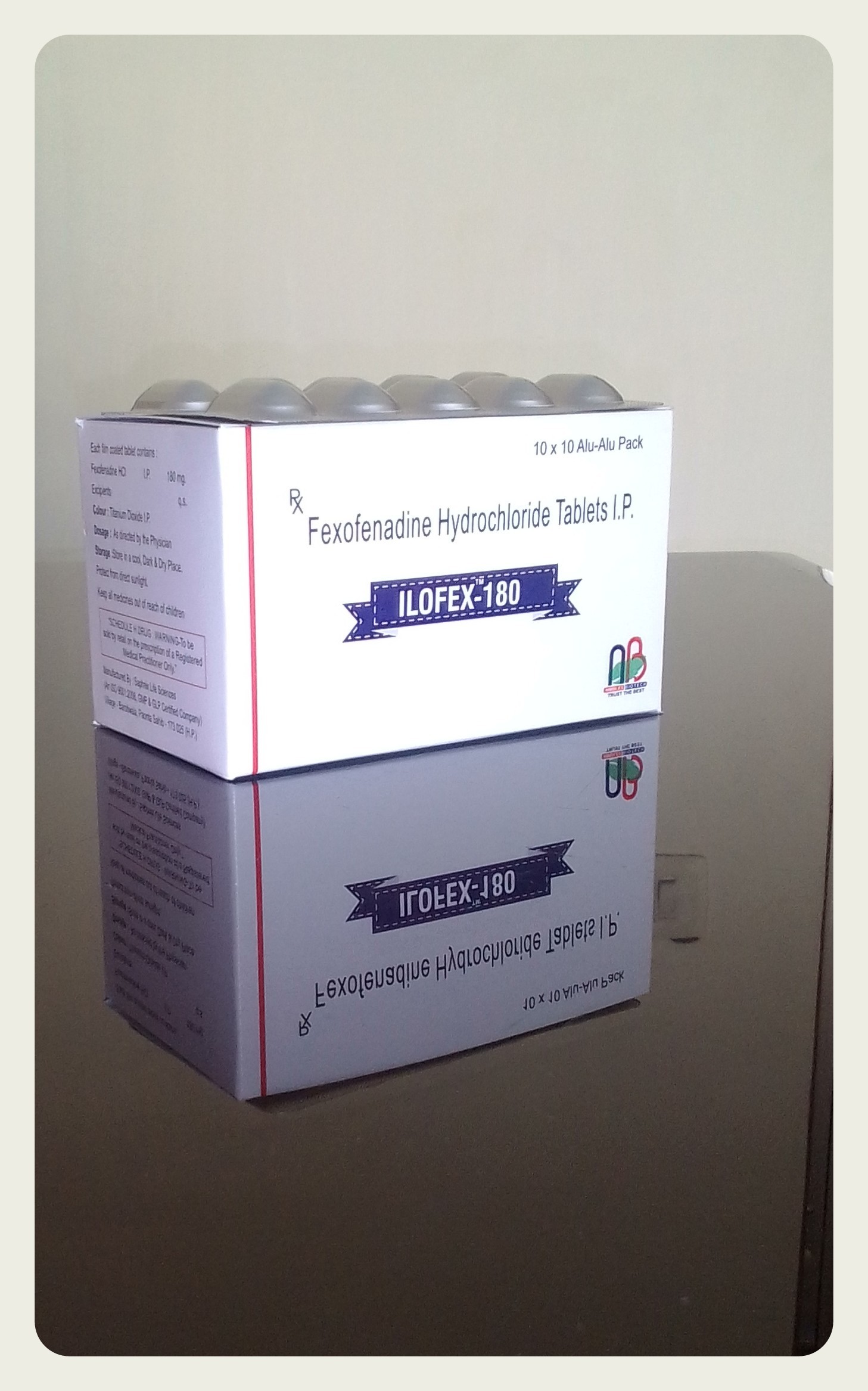 Fexofenadine Hydrochloride Tablet Ip