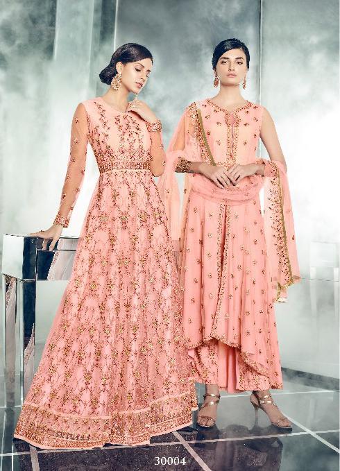 Multicolour Saree Exotica 30001-30005 Heavy Wedding Gown Collection For Eid