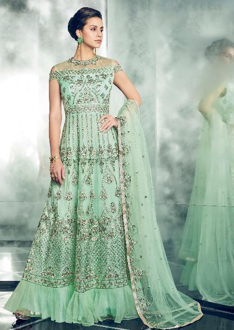 Multicolour Saree Exotica 30001-30005 Heavy Wedding Gown Collection For Eid