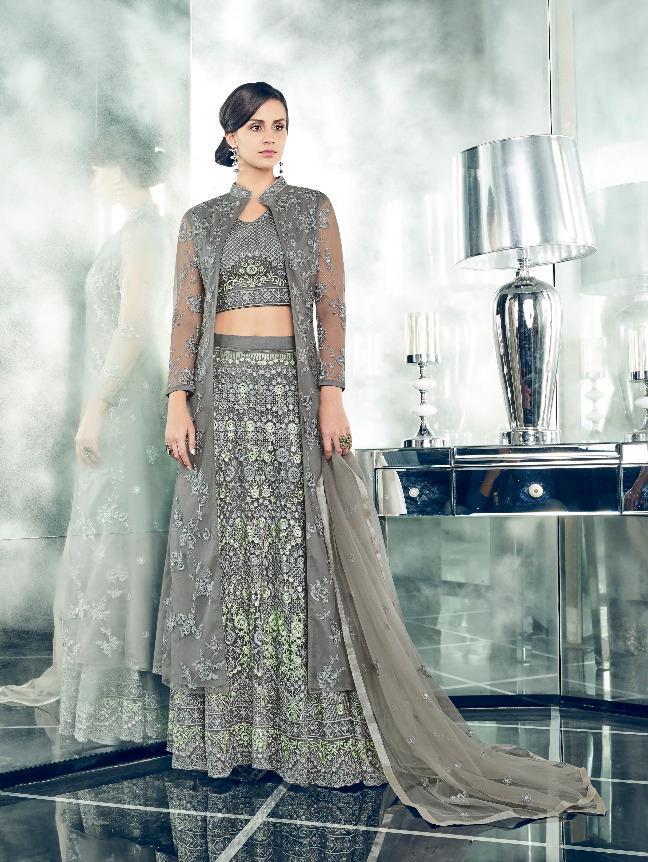 Multicolour Saree Exotica 30001-30005 Heavy Wedding Gown Collection For Eid