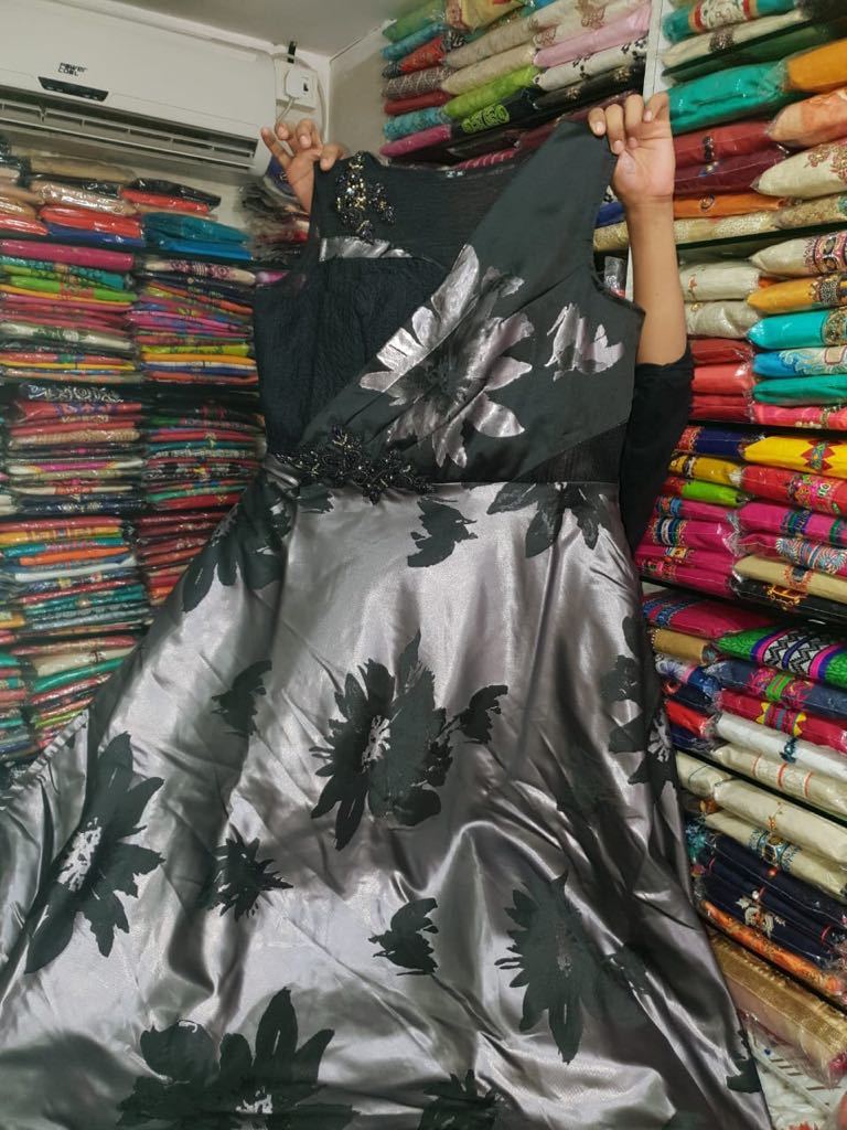 Black Jacquard Garments Fabrics