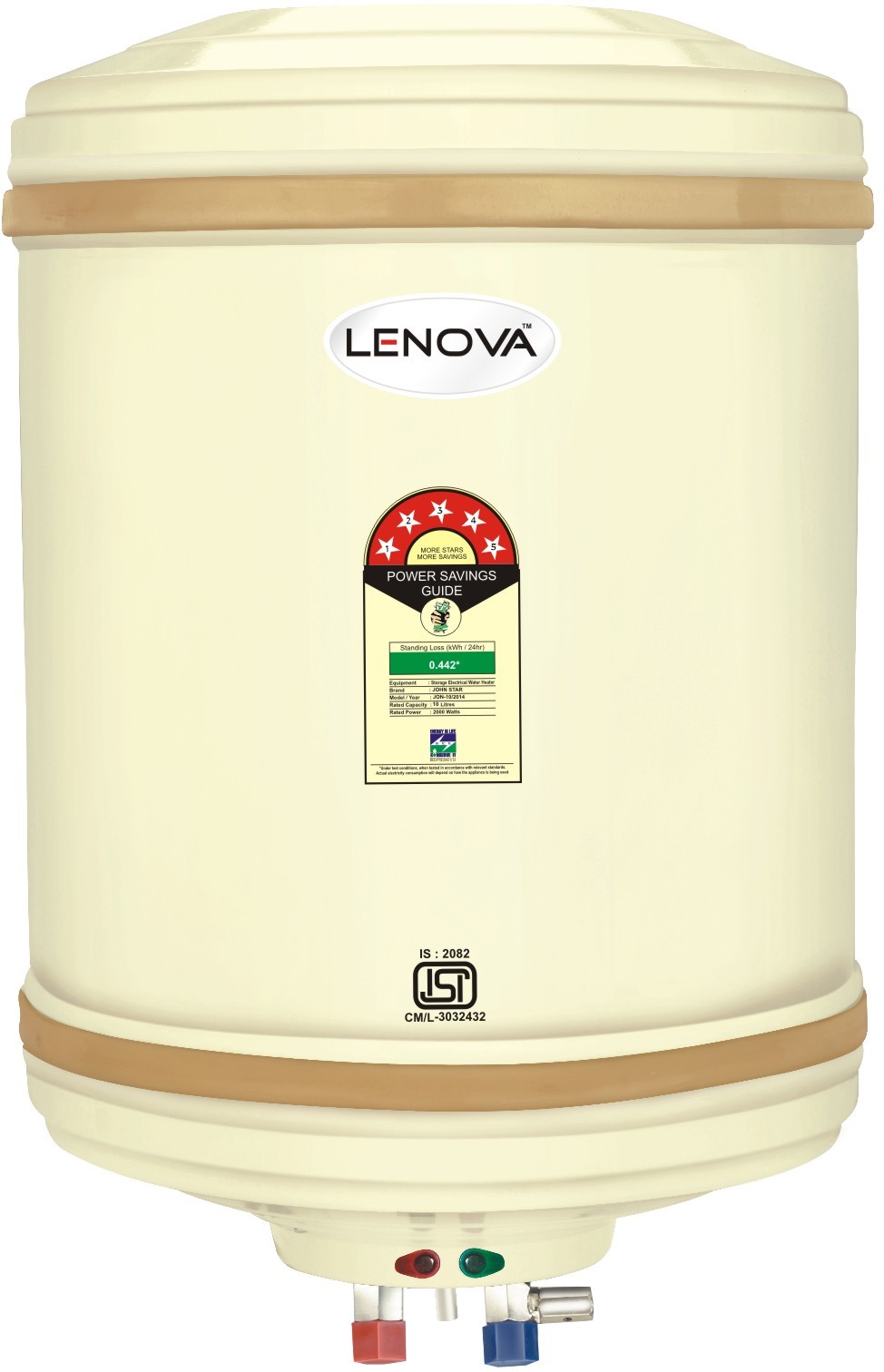 Storage Water Heater Premium Series Capacity: 6