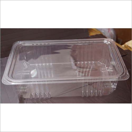 BX 268 - Plastic Rectangular Food Storage Container | Ideal for Bakeries, Restaurants, Hotels, Canteens - Sleek White Design