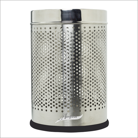 स्टेनलेस स्टील छिद्रित ओपन बिन