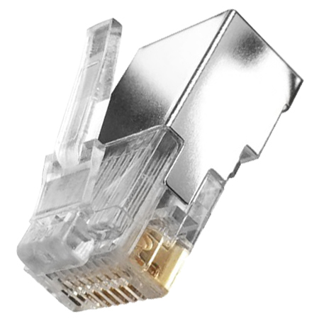 Cat5e Stp Half Shielded Rj45 Connector