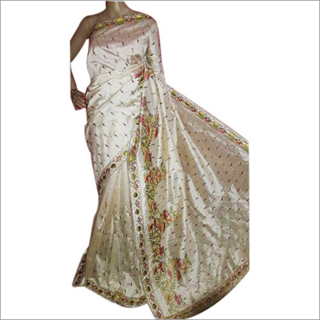 Ladies Embroidery Work Saree