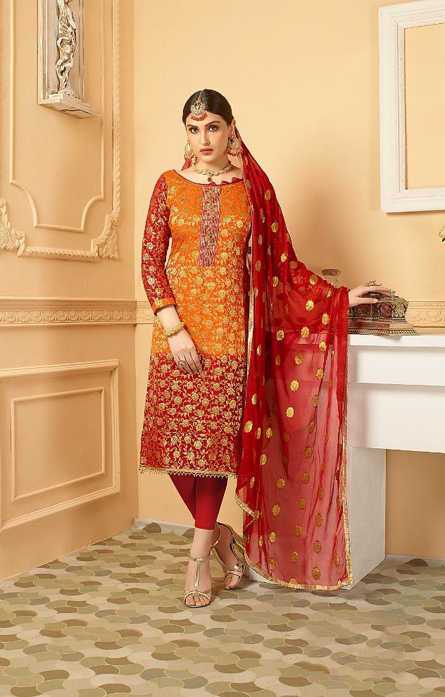 Multicolour Sethnic Wholesale Supplier For Your Choice Dulhan 2839 - 2842 Banarasi Catalog