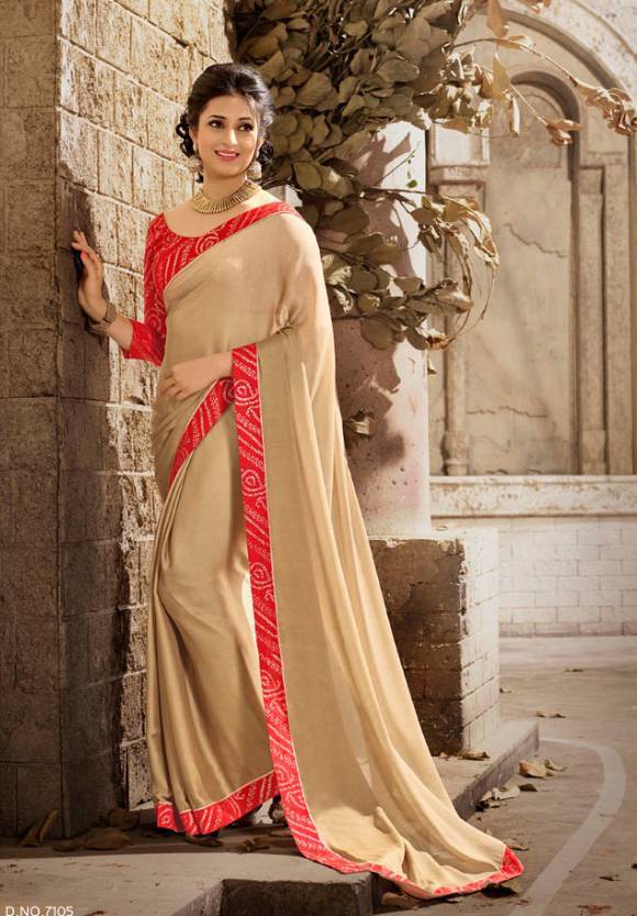 Sethnic Wholesale Pure Georgette Printed Saree Catalog Supplier - Georgette, 5.5 Mtr Length, Multicolour With Printed Pattern, Bollywood Style