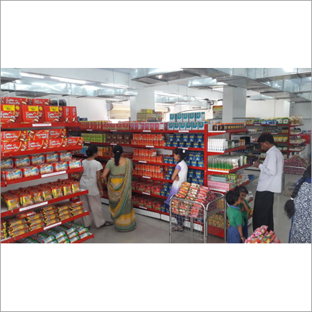 सुपरमार्केट प्रदर्शन रैक