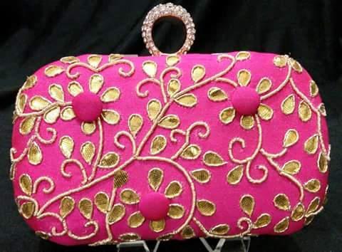 Multi Ladies Handmade Designer Clutch