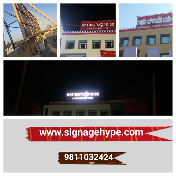 Glowsign Board - Acrylic Square Design , Custom Ant Color For Outdoor Usage