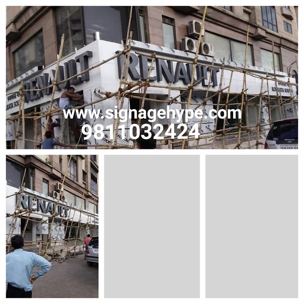 Glowsign Board - Acrylic Square Design , Custom Ant Color For Outdoor Usage