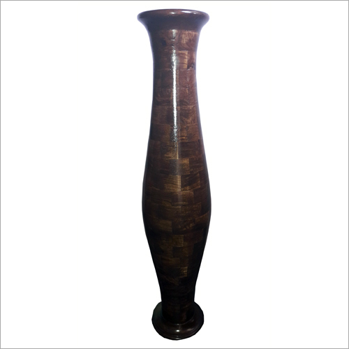 Wooden Plain Flower Vase
