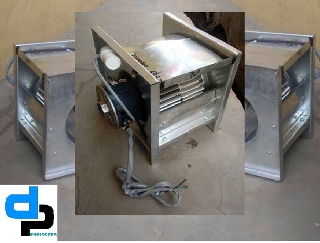 Direct Driven Fan - Gi Sheet, 10 Inch X 6 Inch , 1200 Cfm Air Volume, 370 Watt Power, 1/2 Hp Motor