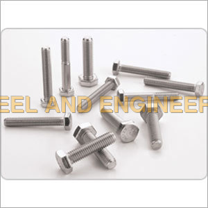 Hexagon Head Bolt - Stainless Steel, Sizes M3 to M56, 6mm to 500mm Lengths - Silver, Galvanized, Ideal for Fastening Steel and Wood in Structural Applications