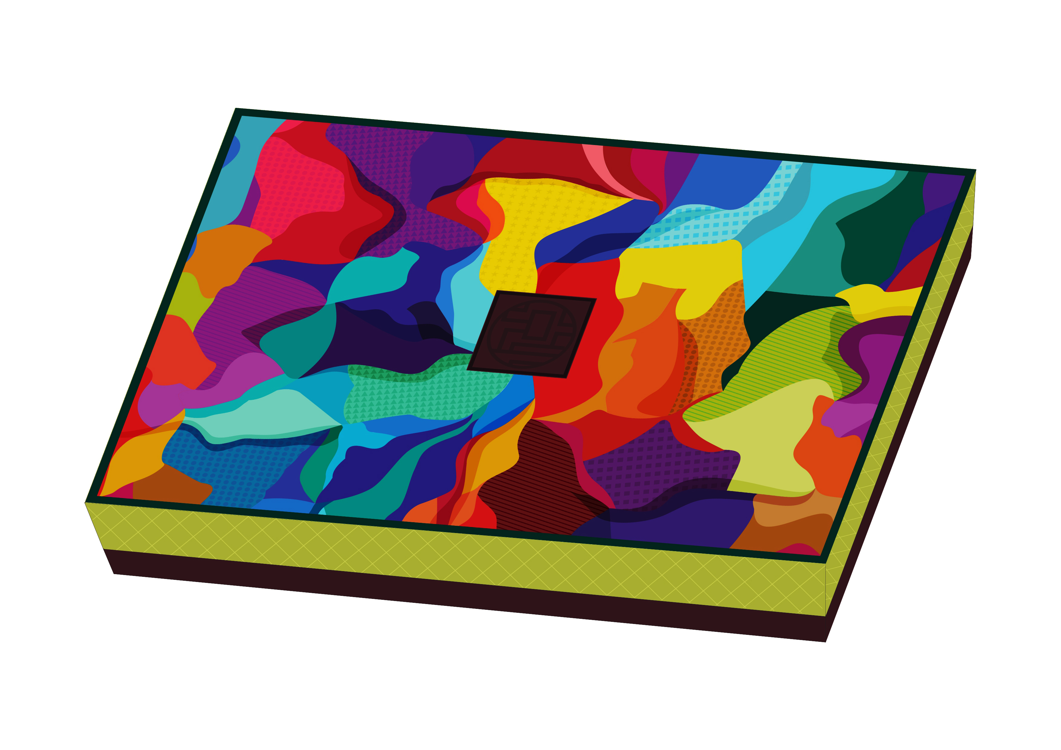 Chocolate Box 18 Pcs - Rigid Paper, 12x6 Inch, Multi Color | Fancy Packaging With Matt Lamination & Spot Uv, Customized Cavity Tray For Chocolates