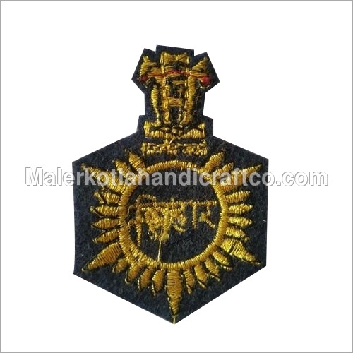 Golden And Black Cap Badge