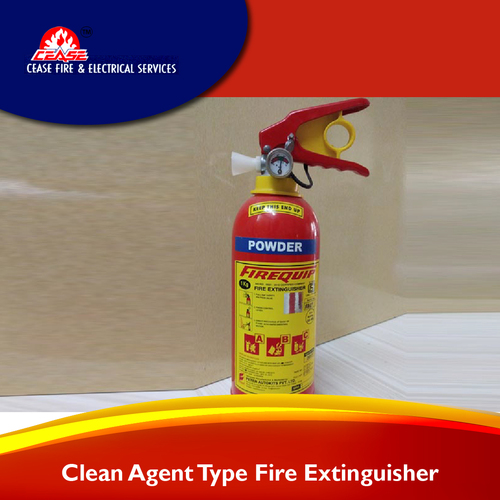 Clean Agent Type Fire Extinguisher - Eco-Friendly Non-Toxic Material | Compact Size, High Efficiency Fire Suppression