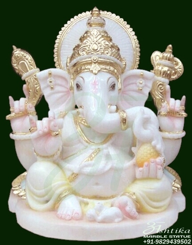 मार्बल गणेश मूर्ति