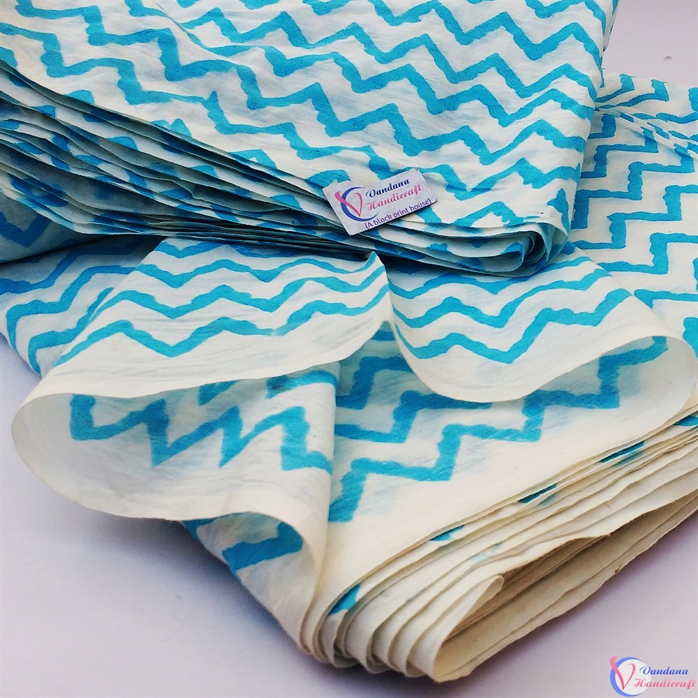 Washable Hand Block Printed Cotton Fabrics