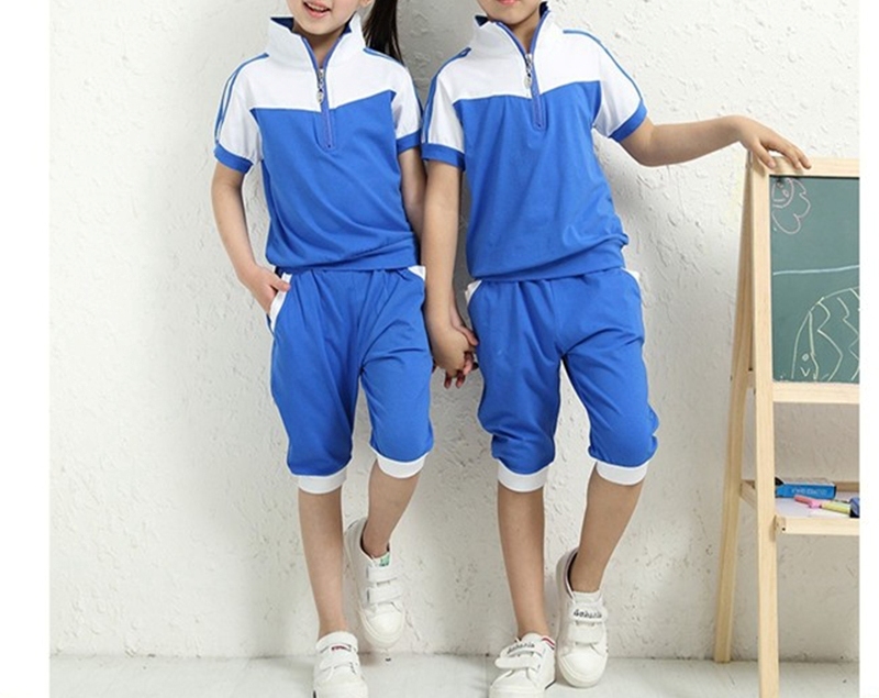 School Tracksuits - Polyester Fabric, Customized Size 6-18 Yrs | Unisex, Short Long Sleeve, Customer Logo Optional