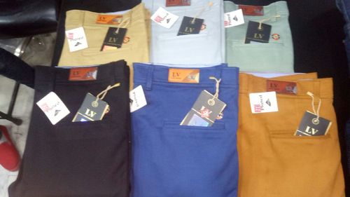 Men Plain Trouser - Cotton Fabric, Summer Season, Plain Style | No Fade, Quick Dry