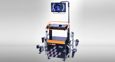 Red 2D Wheel Aligner