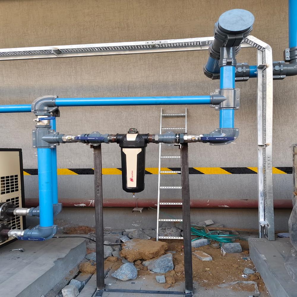 Compressed Air Fitting - Air Consumption: 0.3 - 0.6 M3/Min