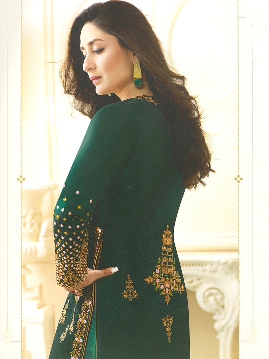Green Jacket Anarkali Suits