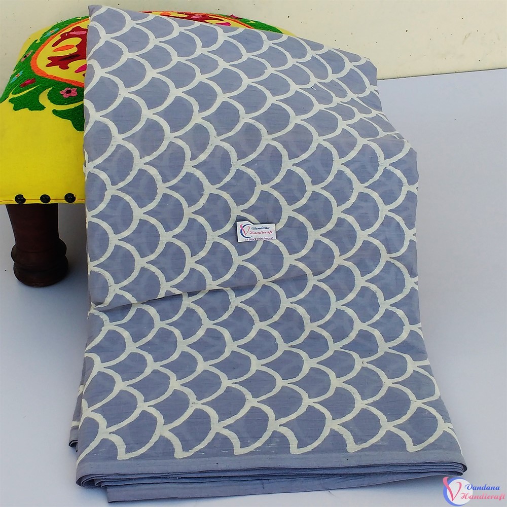 Cotton Jaipuri Fabrics - 100% Cotton, 10 Meter Length | Hand Block Printed, Multi-color, Casual Style, Smooth Texture, 44-45 Inch Width