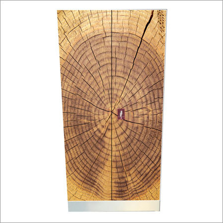 Wooden Print Double Door Almirah