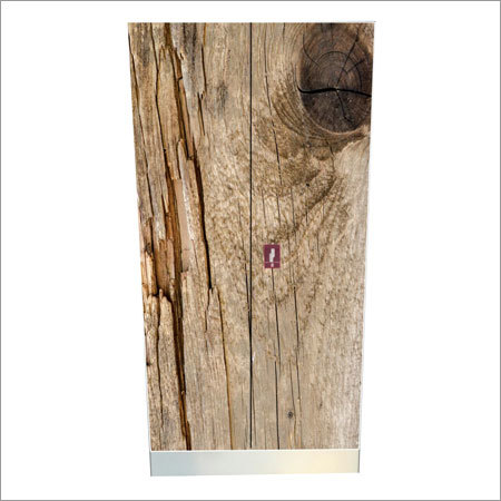 Wooden Print 2 Door Almirah