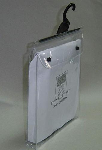 Legging Packing Pouch - Pvc Material, 10 & 12 Millimeter Thickness | Soft, Zip Closure, Hook, Tamper Proof, Excellent Tearing Strength