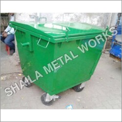 Garbage Bin 1100 Liter 4 Wheel Metal