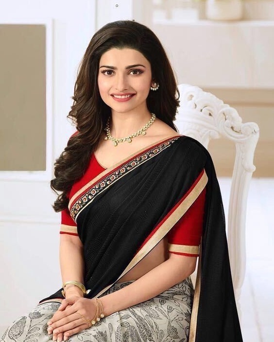 Black Printed Saree