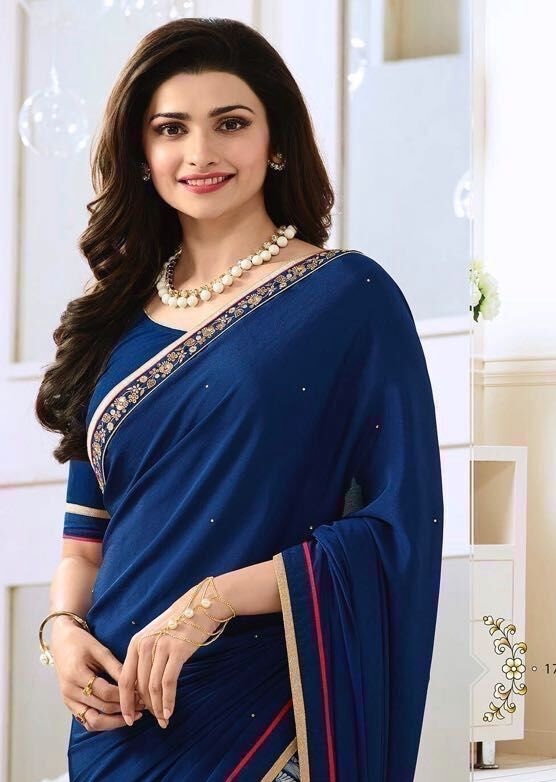 Navy Blue Silk Saree