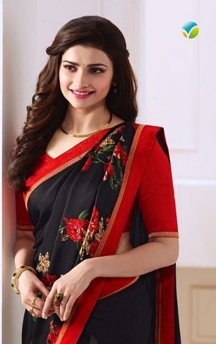 Georgette Black Designer Saree