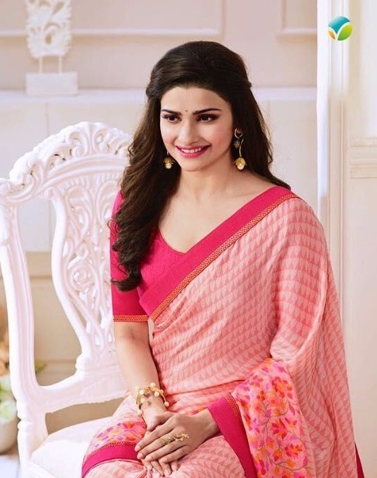 Georgette Pink Saree