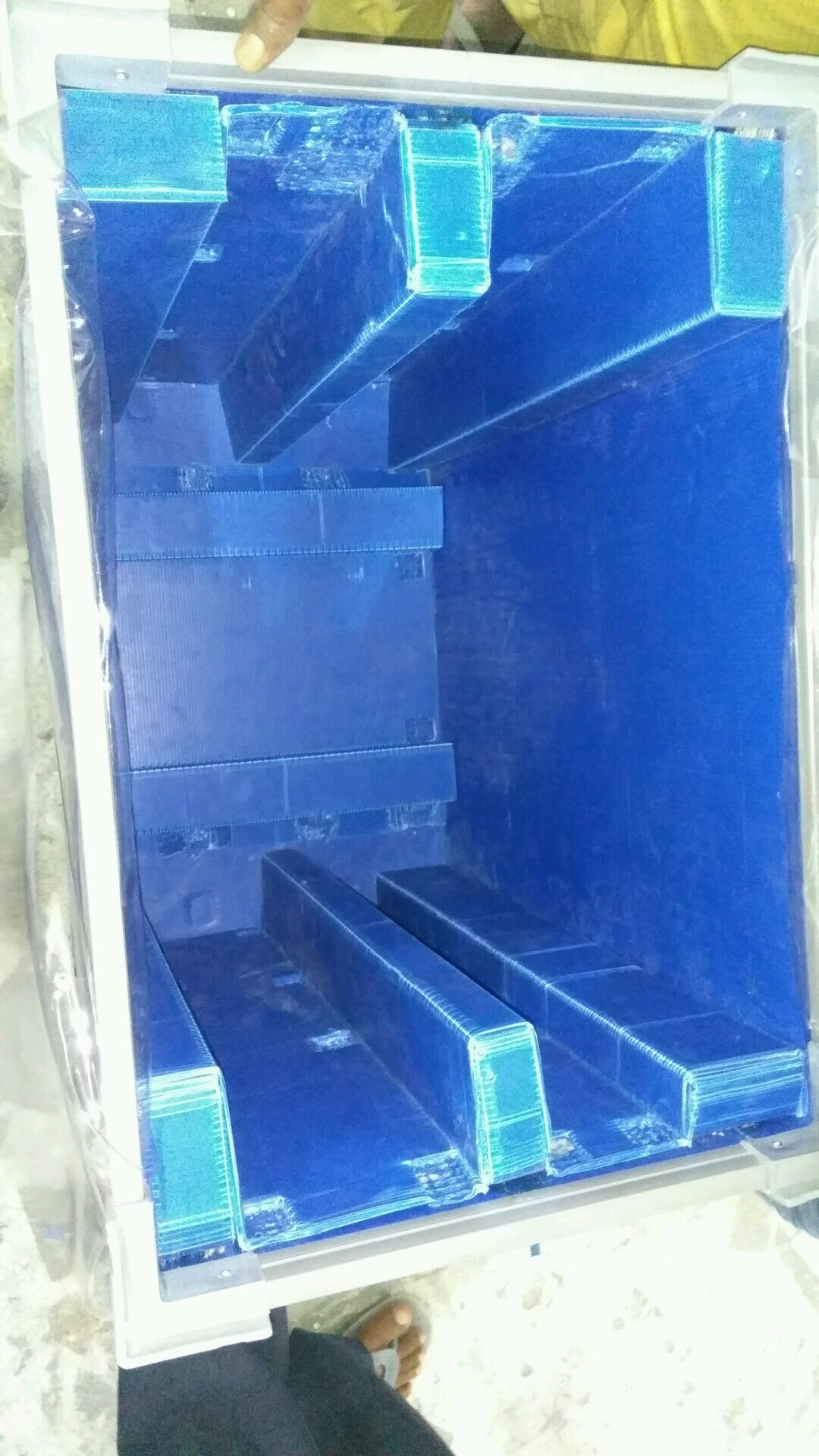 Blue Flexible Protective Packaging