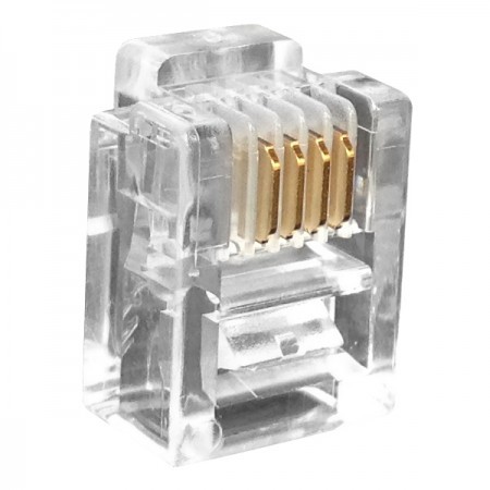 Telephone Plug 6p4c Rj11 Connector