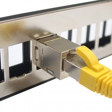 Cat5e Ftp 180 Degree Inline Coupler