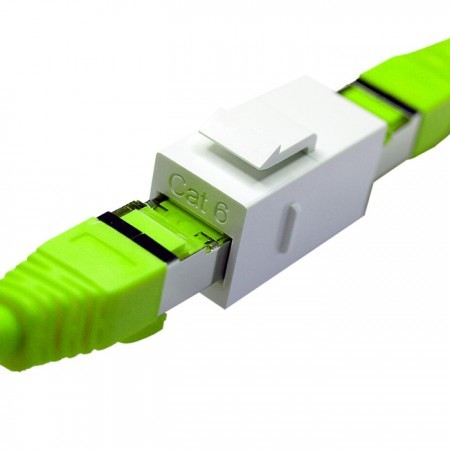 Cat6 Utp 180 Degree Inline Coupler