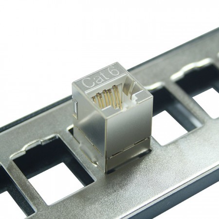 Cat6 Ftp 180 Degree Inline Coupler