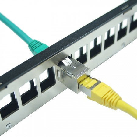 Cat6 Ftp 180 Degree Inline Coupler