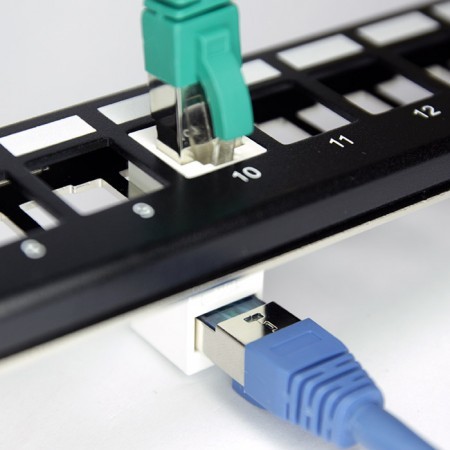 Cat6a Utp 90 Degree Inline Coupler