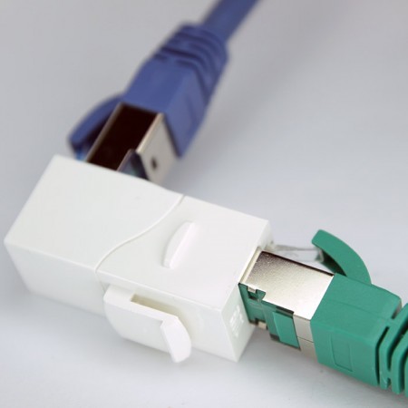 Cat6a Utp 90 Degree Inline Coupler